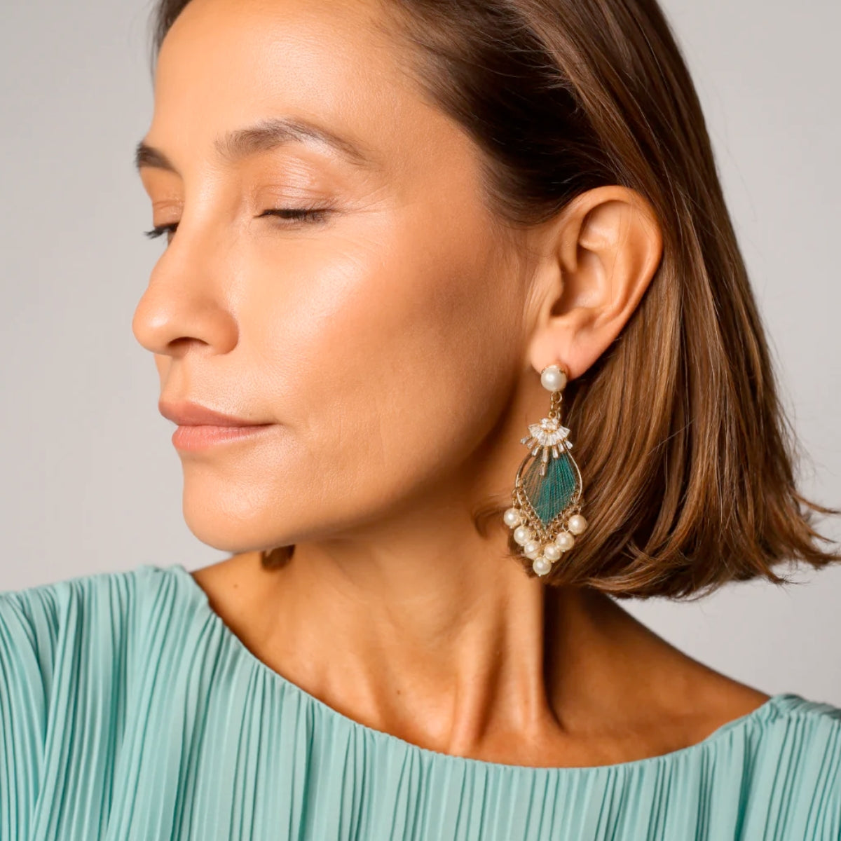 Buy Anton Heunis Woven Chandelier Drop Earrings Online for Women Boom Mellow UAE