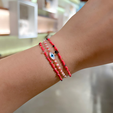 Buy By Johanne Evil Eye Cord Bracelet Online for Women | Free 3-Hour Delivery in Dubai | Boom & Mellow UAE