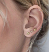 Buy By Delcy Small Pixel Heart Earring Online for Women | Free 3-Hour Delivery in Dubai | Boom & Mellow UAE