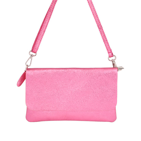 Marlon Sally Metallic Fuchsia Sling Bag | Boom & Mellow