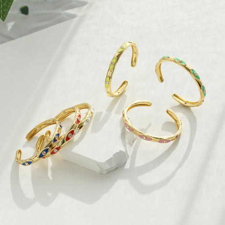 Buy You & Eye Green Evil Eyes Bangle Online for Women | Free 3-Hour Delivery in Dubai | Boom & Mellow UAE