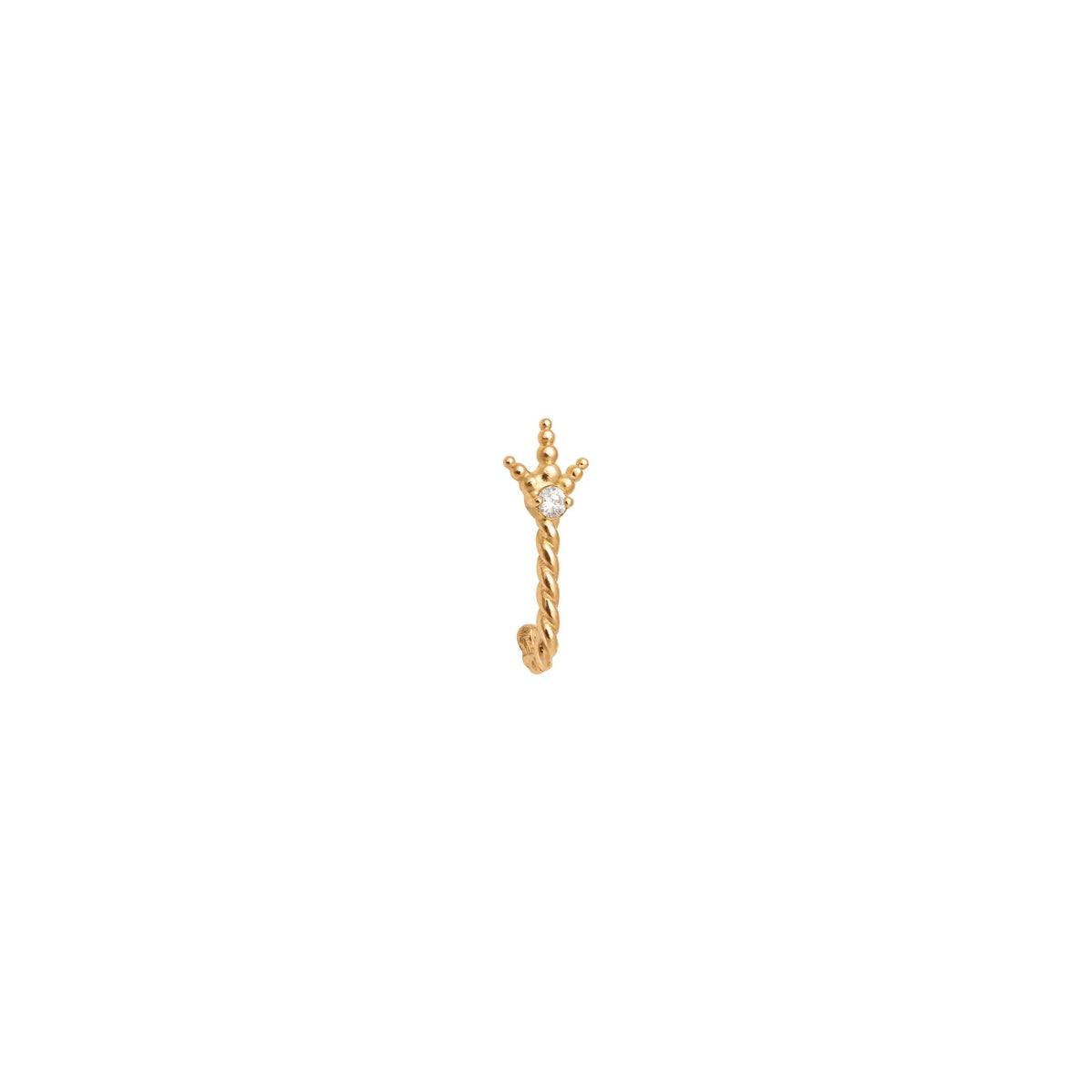 Buy Alexa Jewelry 18k Gold Hands To Myself Earring with White Diamond Online for Women | Free 3-Hour Delivery in Dubai | Boom & Mellow UAE