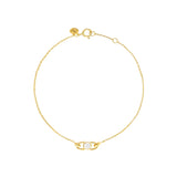 Buy Alexa Jewelry 18k Gold Mini Lock Bracelet with White Diamond Online for Women | Free 3-Hour Delivery in Dubai | Boom & Mellow UAE