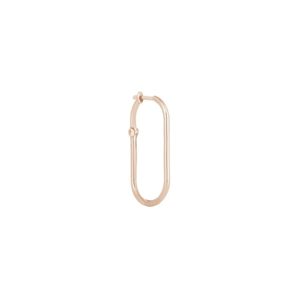 Buy Kismet by Milka 14k Roslow Gold Equality Hoop Earring Online for Women | Free 3-Hour Delivery in Dubai | Boom & Mellow UAE