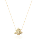 Buy By Delcy 18k Yellow Gold Origami Cedar Necklace Online for Women | Free 3-Hour Delivery in Dubai | Boom & Mellow UAE