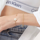 Buy Tai Initial Cuff with Crystal Accent Bracelet Online for Women | Free 3-Hour Delivery in Dubai | Boom & Mellow UAE