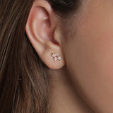 Buy Griff 18k Gold Triple Pave Stars Earring Online for Women | Free 3-Hour Delivery in Dubai | Boom & Mellow UAE