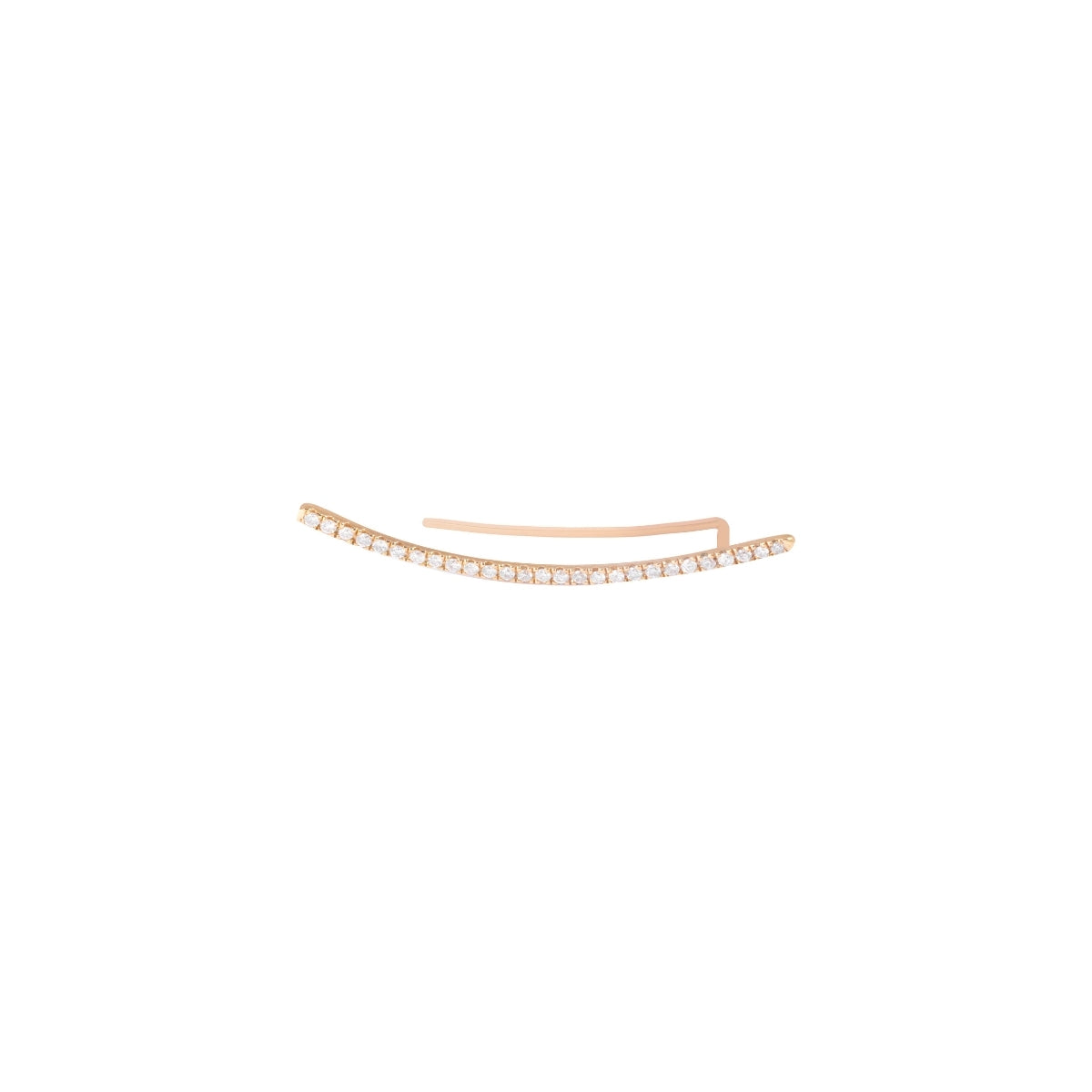 Buy Griff 18k Gold Linear Arc Earring Online for Women | Free 3-Hour Delivery in Dubai | Boom & Mellow UAE