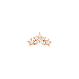 Buy Griff 18k Gold Three Star Earring Online for Women | Free 3-Hour Delivery in Dubai | Boom & Mellow UAE