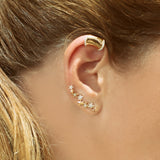 Buy Griff 18k Gold Multi Star Arc Earring Online for Women | Free 3-Hour Delivery in Dubai | Boom & Mellow UAE