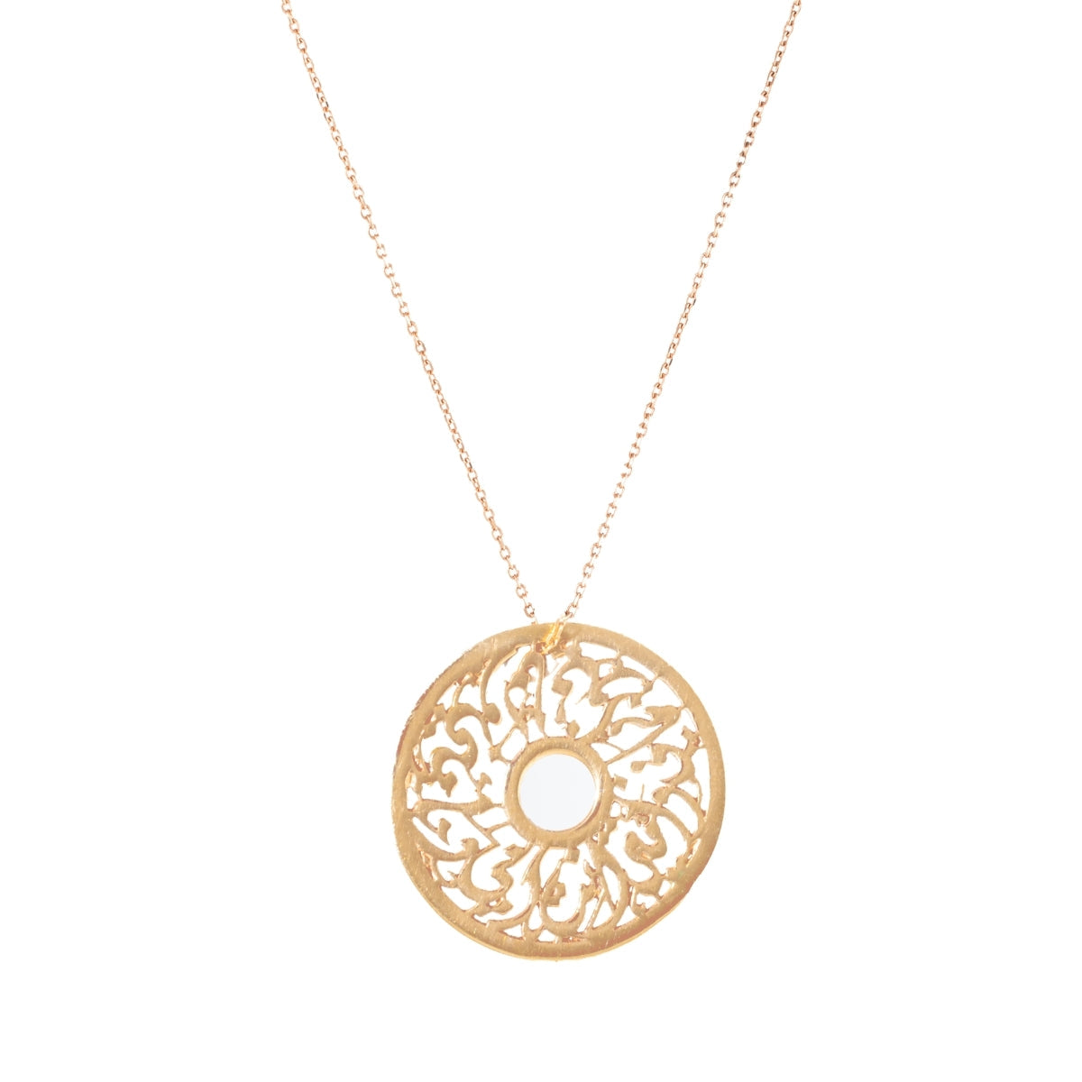 Buy Griff 18k Gold Mum Necklace Online for Women | Free 3-Hour Delivery in Dubai | Boom & Mellow UAE