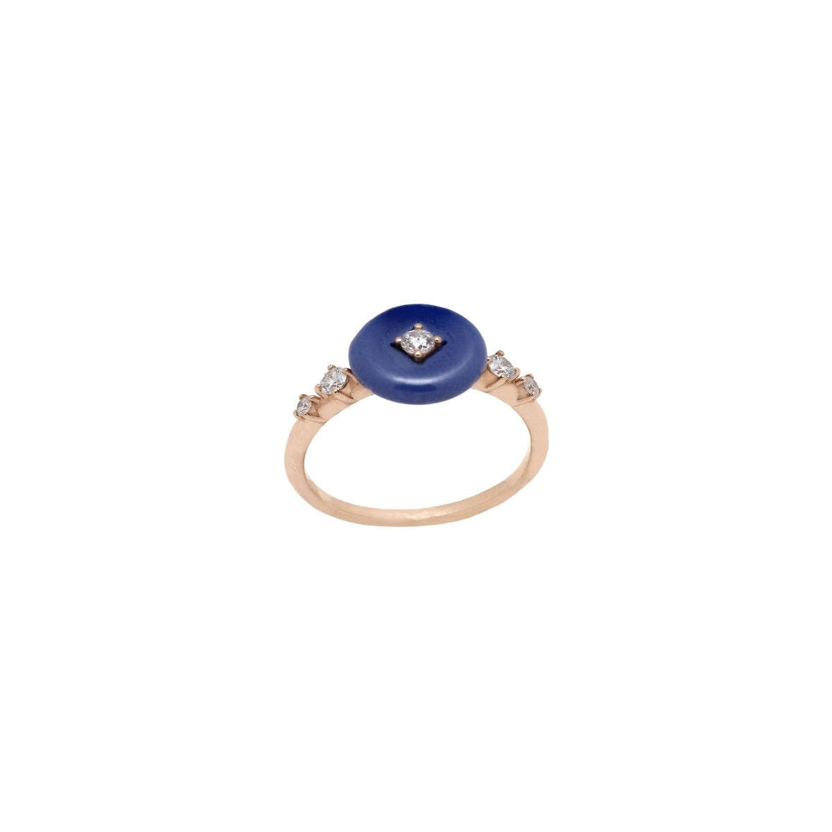 Buy Griff 18k Gold Blue Stone Ring Online for Women | Free 3-Hour Delivery in Dubai | Boom & Mellow UAE