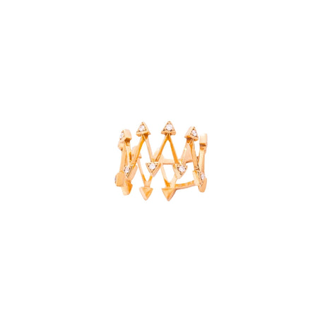 Buy Griff 18k Gold Crown Ring Online for Women | Free 3-Hour Delivery in Dubai | Boom & Mellow UAE