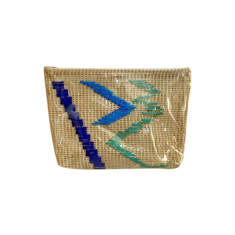 Rachabli Embroidered Blue Tonality Pouch | Boom & Mellow