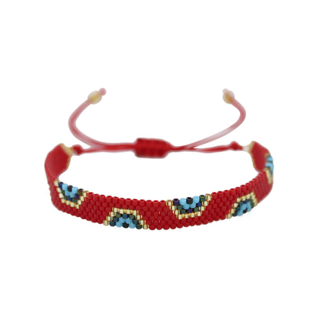 Buy You & Eye Evil Eyes Red Beads Bracelet Online for Women | Free 3-Hour Delivery in Dubai | Boom & Mellow UAE