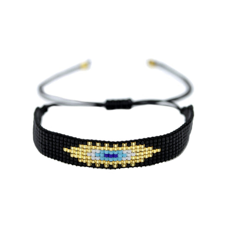 Buy You & Eye Evil Eye Black Beads Bracelet Online for Women | Free 3-Hour Delivery in Dubai | Boom & Mellow UAE