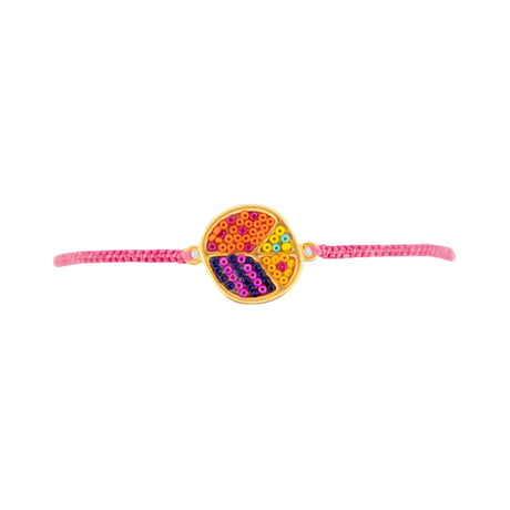 Buy Morena Corazon Love and Peace Macrame Bracelet Online for Women | Boom & Mellow UAE