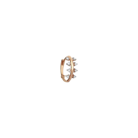 Buy Kismet by Milka 14k Roslow Gold Jolie Hoop Earring Online for Women | Free 3-Hour Delivery in Dubai | Boom & Mellow UAE