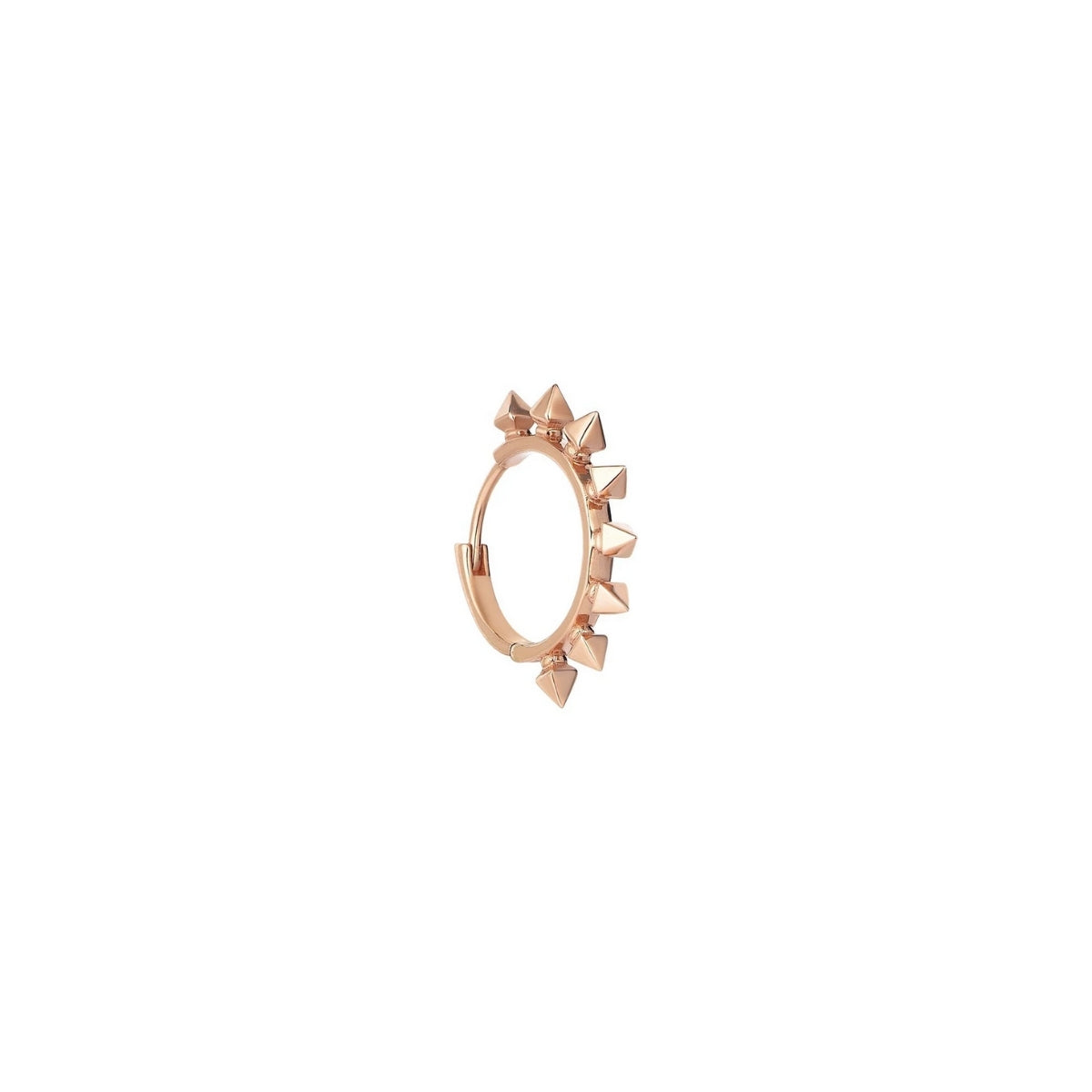 Buy Kismet by Milka 14k Roslow Gold Prisma Big Hoop Earring Online for Women | Free 3-Hour Delivery in Dubai | Boom & Mellow UAE