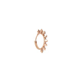 Buy Kismet by Milka 14k Roslow Gold Prisma Big Hoop Earring Online for Women | Free 3-Hour Delivery in Dubai | Boom & Mellow UAE