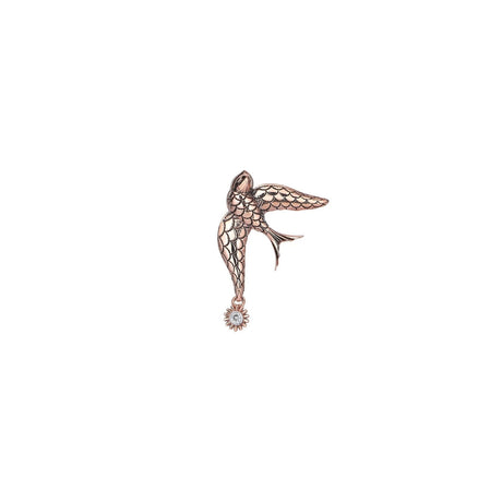 Buy Kismet by Milka 14k Roslow Gold Sparrow Earring Online for Women | Free 3-Hour Delivery in Dubai | Boom & Mellow UAE