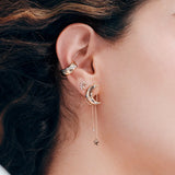 Buy Kismet by Milka 14k Roslow Gold Callisto Earring Online for Women | Free 3-Hour Delivery in Dubai | Boom & Mellow UAE