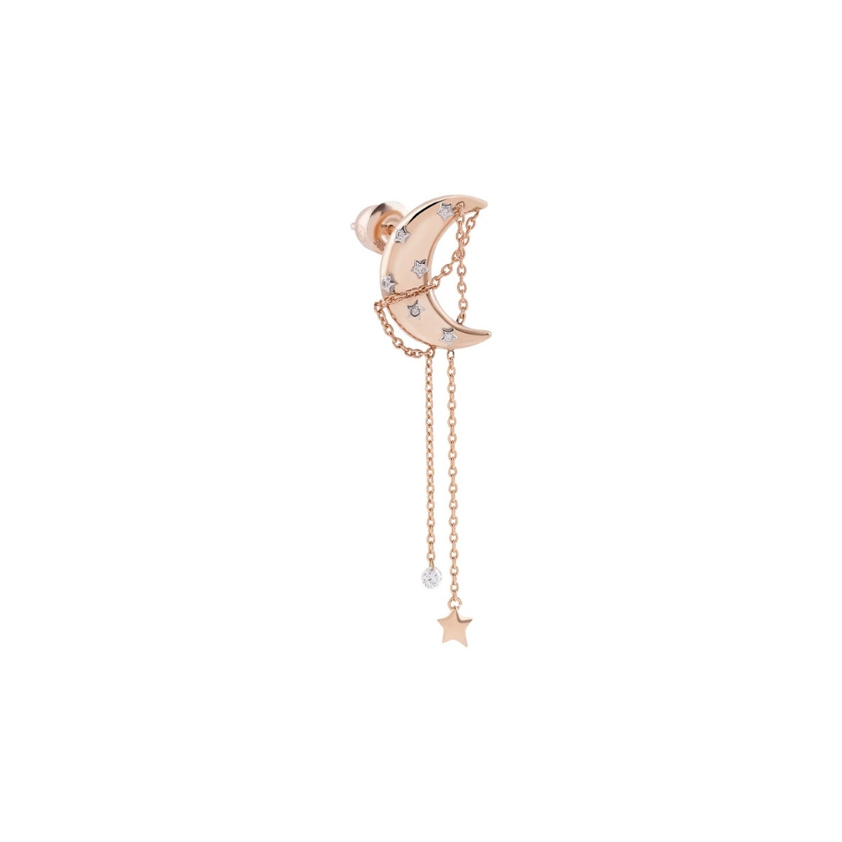 Buy Kismet by Milka 14k Roslow Gold Callisto Earring Online for Women | Free 3-Hour Delivery in Dubai | Boom & Mellow UAE