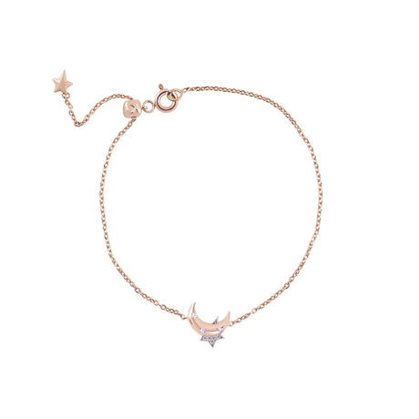 Buy Kismet by Milka 14k Roslow Gold Dream Bracelet Online for Women | Free 3-Hour Delivery in Dubai | Boom & Mellow UAE