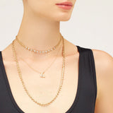 Buy Kismet by Milka 14k Roslow Gold Dream Necklace Online for Women | Free 3-Hour Delivery in Dubai | Boom & Mellow UAE