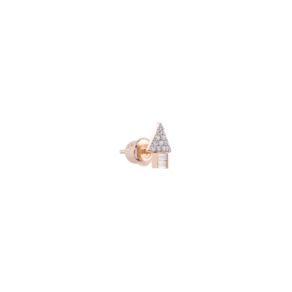 Buy Kismet by Milka 14k Roslow Gold Direction Earring Online for Women | Free 3-Hour Delivery in Dubai | Boom & Mellow UAE