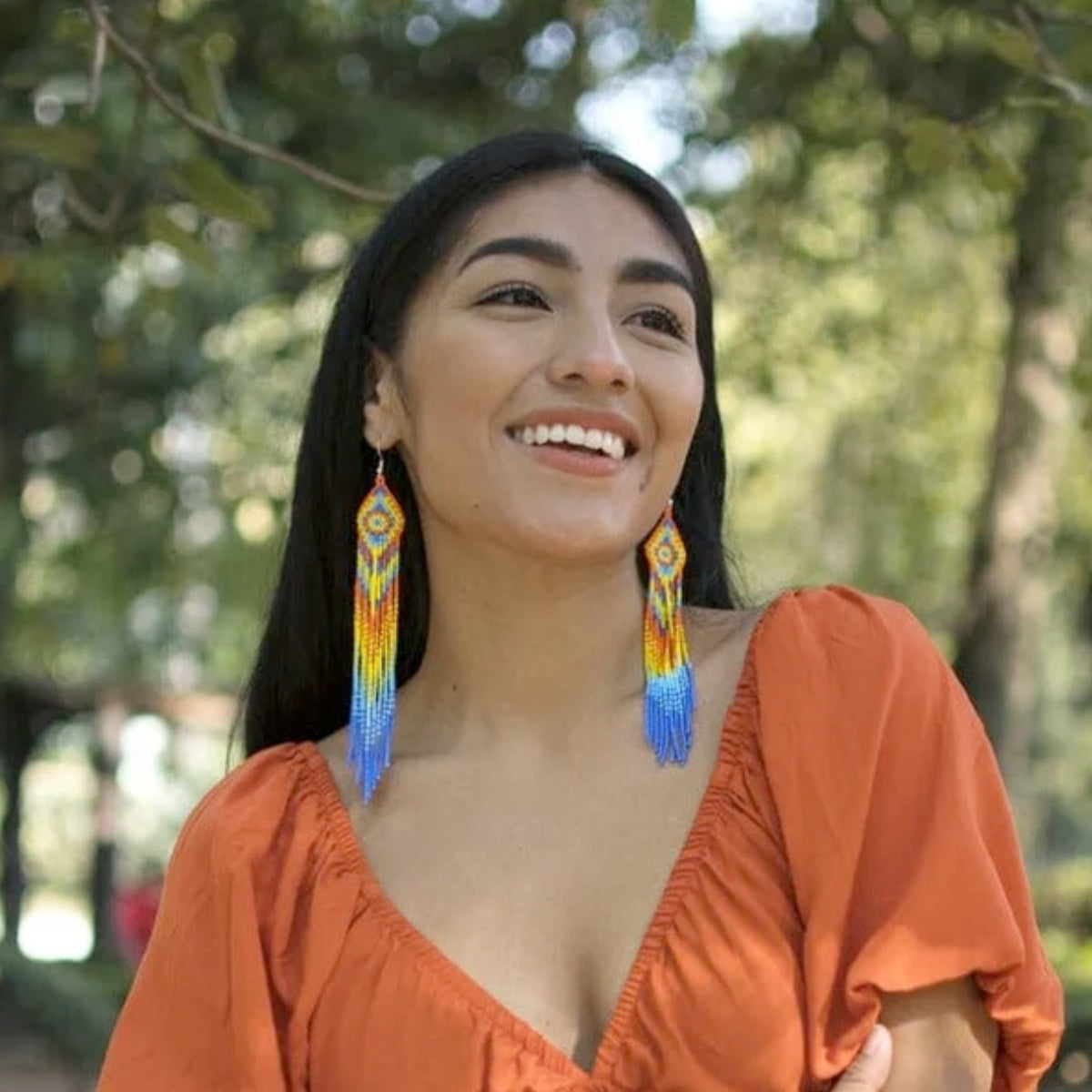 Buy Mother Sierra Macaw Earrings Online for Women | Free 3-Hour Delivery in Dubai | Boom & Mellow UAE