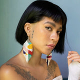 Mother Sierra Abstract Reality Earrings | Boom & Mellow