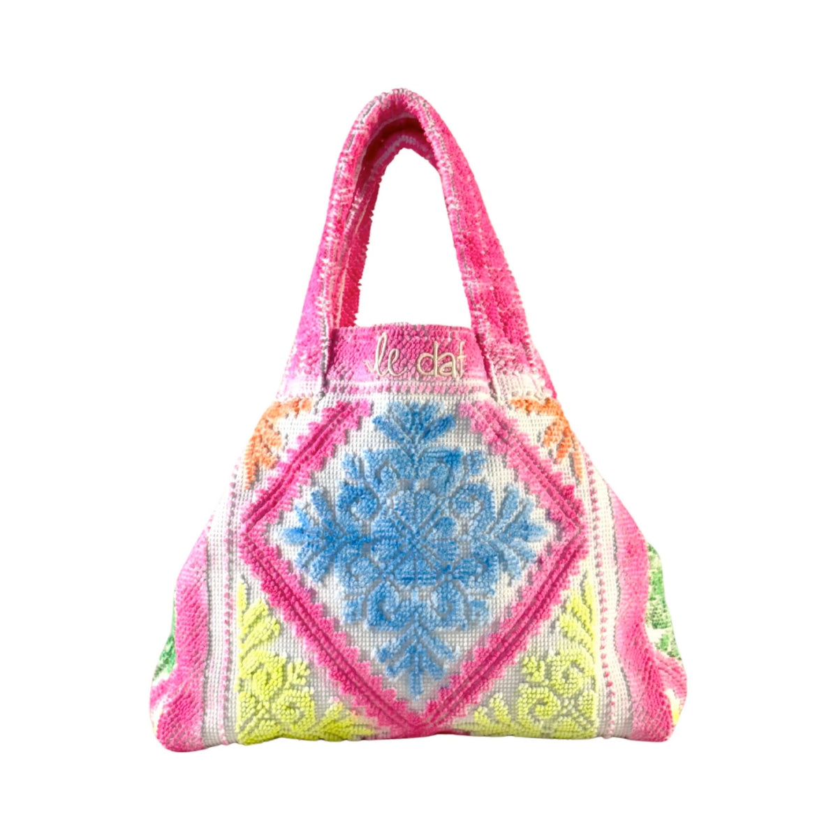 Buy Le Daf Multicolor Olbia Embroidered Tote Bag Online for Women | Free 3-Hour Delivery in Dubai | Boom & Mellow UAE