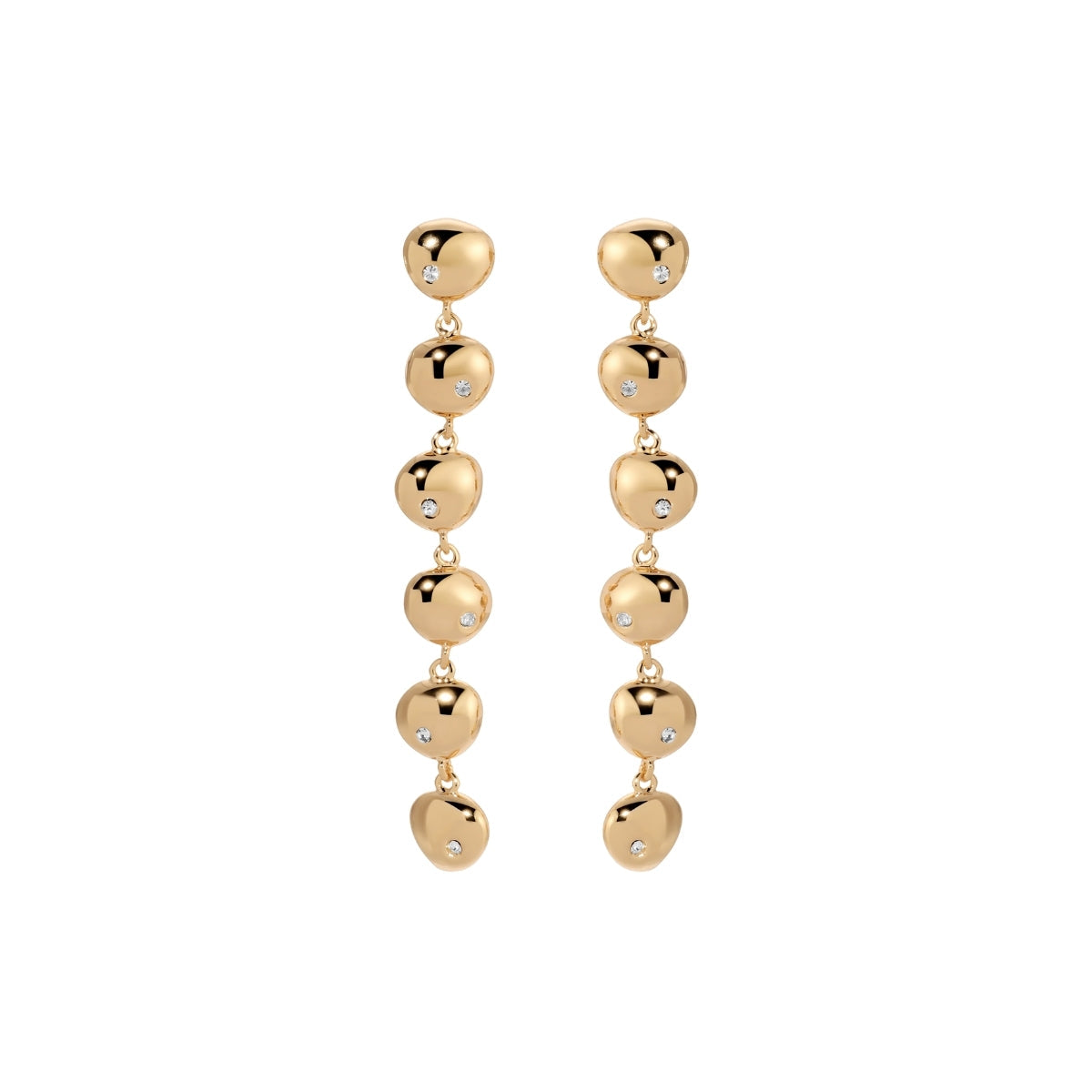 Buy Ettika Pebble Linear Dangle Earrings Online for Women | Free 3-Hour Delivery in Dubai | Boom & Mellow UAE