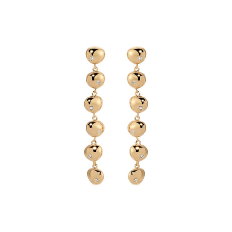 Buy Ettika Pebble Linear Dangle Earrings Online for Women | Free 3-Hour Delivery in Dubai | Boom & Mellow UAE