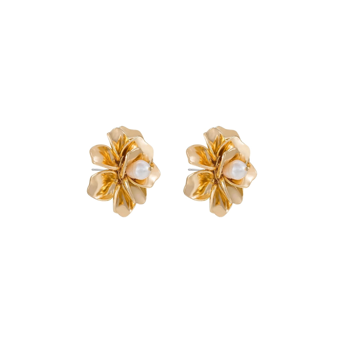 Buy Ettika Golden Flowers Earrings Online for Women | Free 3-Hour Delivery in Dubai | Boom & Mellow UAE