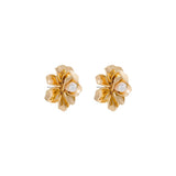 Buy Ettika Golden Flowers Earrings Online for Women | Free 3-Hour Delivery in Dubai | Boom & Mellow UAE