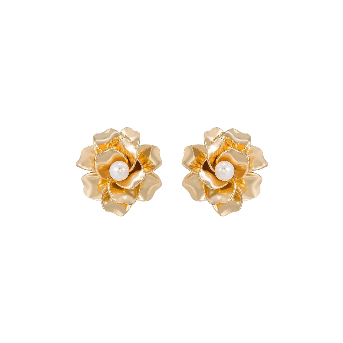 Buy Ettika Golden Flowers Earrings Online for Women | Free 3-Hour Delivery in Dubai | Boom & Mellow UAE