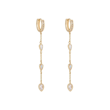 Buy Ettika Crystal Linear Dangle Earrings Online for Women | Free 3-Hour Delivery in Dubai | Boom & Mellow UAE