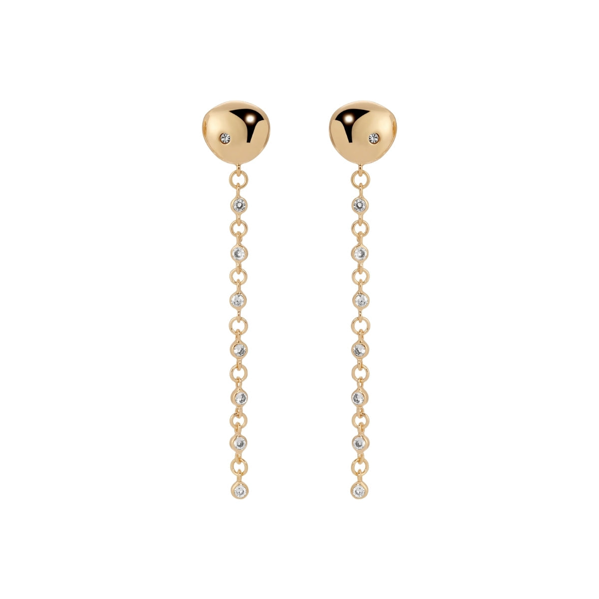 Buy Ettika Pebble Linear Crystal Drop Earrings Online for Women | Free 3-Hour Delivery in Dubai | Boom & Mellow UAE