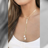 Buy Ettika Pearl Bolo Lariat Necklace Online for Women | Free 3-Hour Delivery in Dubai | Boom & Mellow UAE