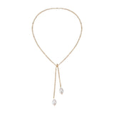 Buy Ettika Pearl Bolo Lariat Necklace Online for Women | Free 3-Hour Delivery in Dubai | Boom & Mellow UAE