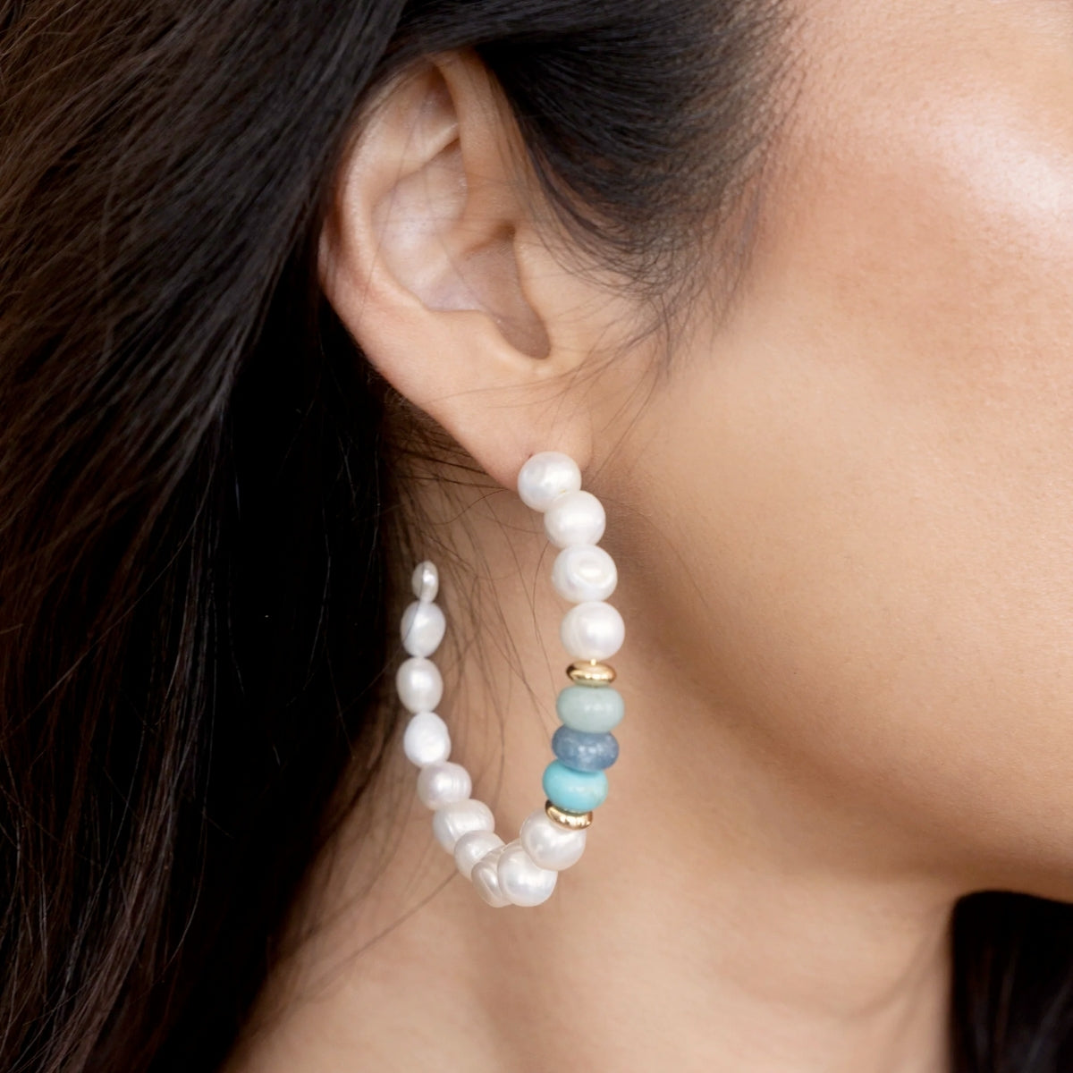 Buy Ettika Beach Day Hoop Earrings Online for Women | Free 3-Hour Delivery in Dubai | Boom & Mellow UAE