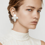 Buy Shashi Coquina Blanc Earrings Online for Women | Free 3-Hour Delivery in Dubai | Boom & Mellow UAE