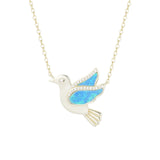 Buy Kamaria Opal Dove Necklace Online for Women | Free 3-Hour Delivery in Dubai | Boom & Mellow UAE