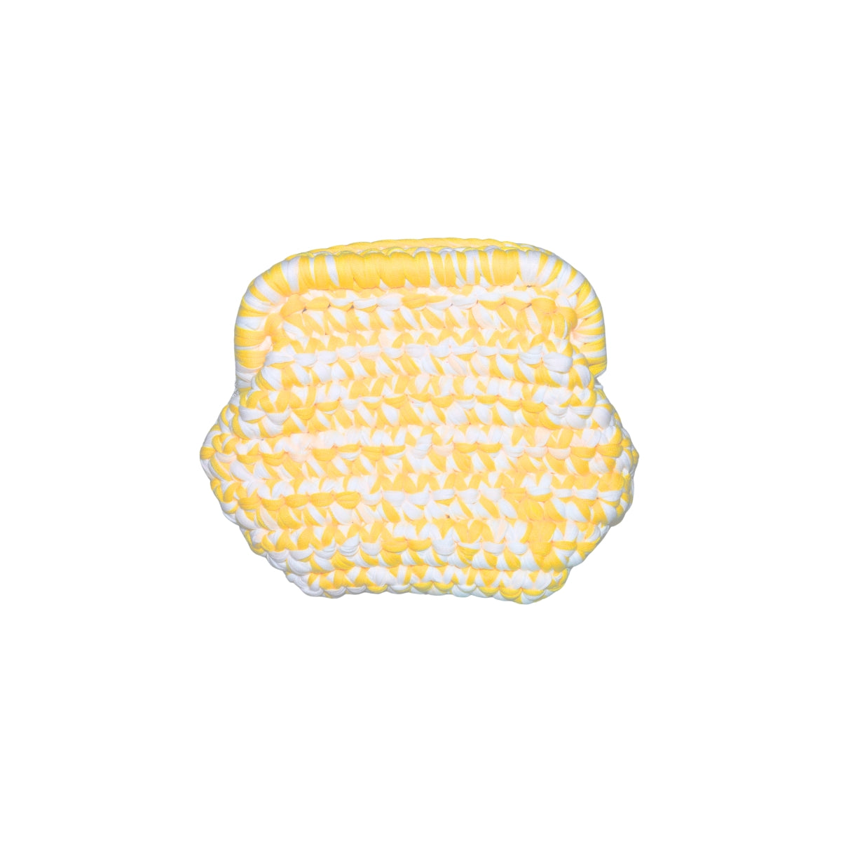 Buy You & Eye Yellow Crochet Clutch Bag with Snap Closure Online for Women | Free 3-Hour Delivery in Dubai | Boom & Mellow UAE