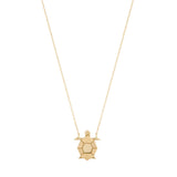 Buy By Delcy 18k Yellow Gold Turtle Necklace Online for Women | Free 3-Hour Delivery in Dubai | Boom & Mellow UAE