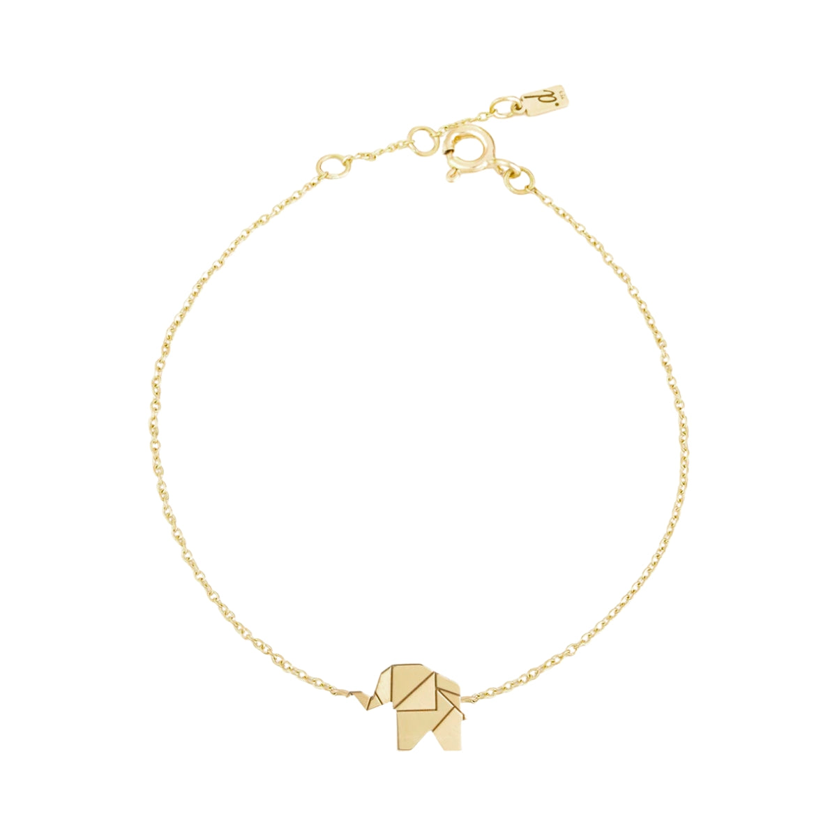 Buy By Delcy 18k Yellow Gold Elephant Bracelet Online for Women | Free 3-Hour Delivery in Dubai | Boom & Mellow UAE