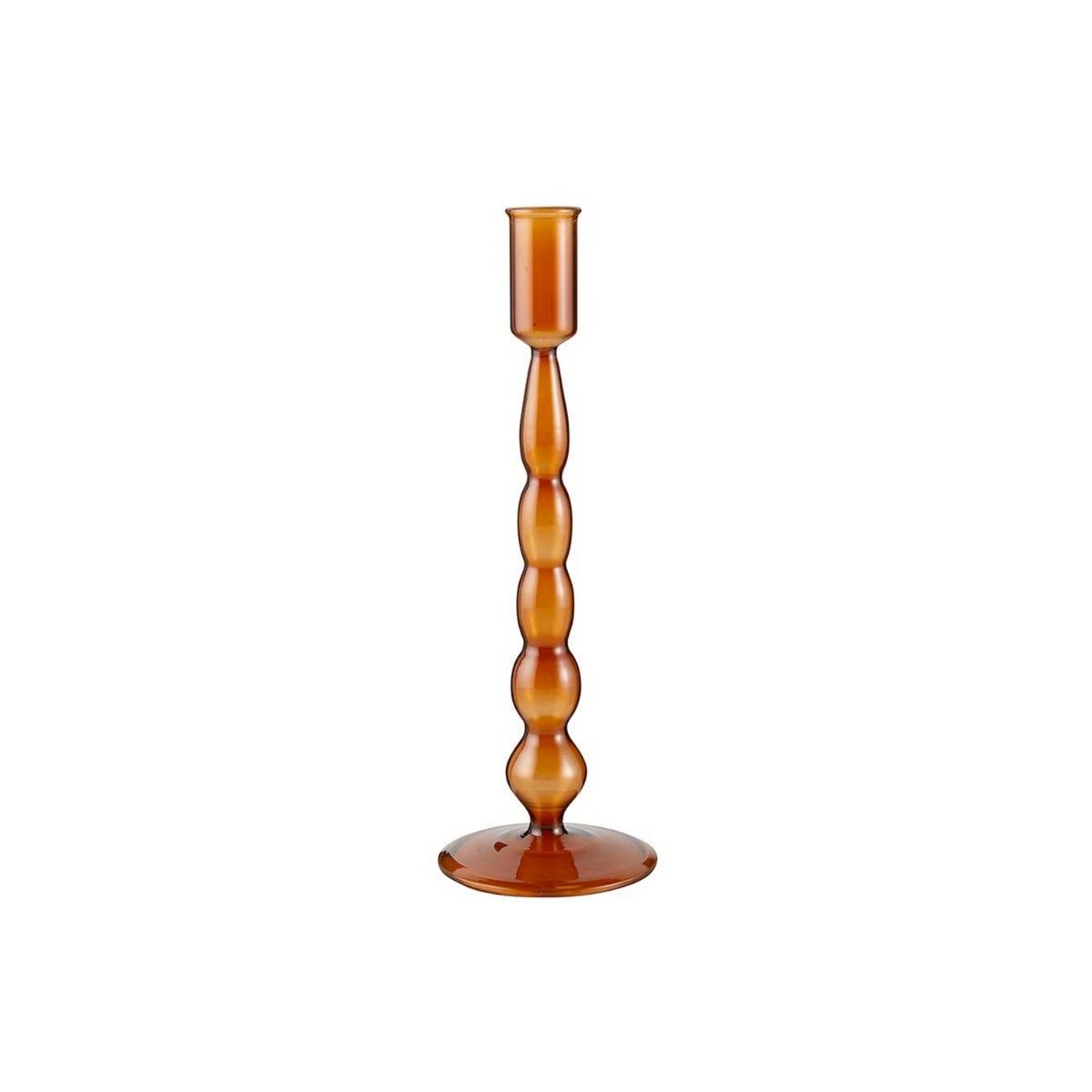 Buy Creative Brands Large Amber Taper Candleholder Online for Women | Free 3-Hour Delivery in Dubai | Boom & Mellow UAE