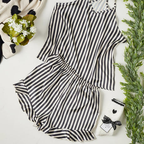 Buy Creative Brands Stripes Cami Pajama Set Online for Women | Free 3-Hour Delivery in Dubai | Boom & Mellow UAE